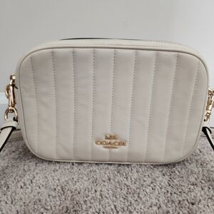 Coach Ivory Quilted Crossbody Bag